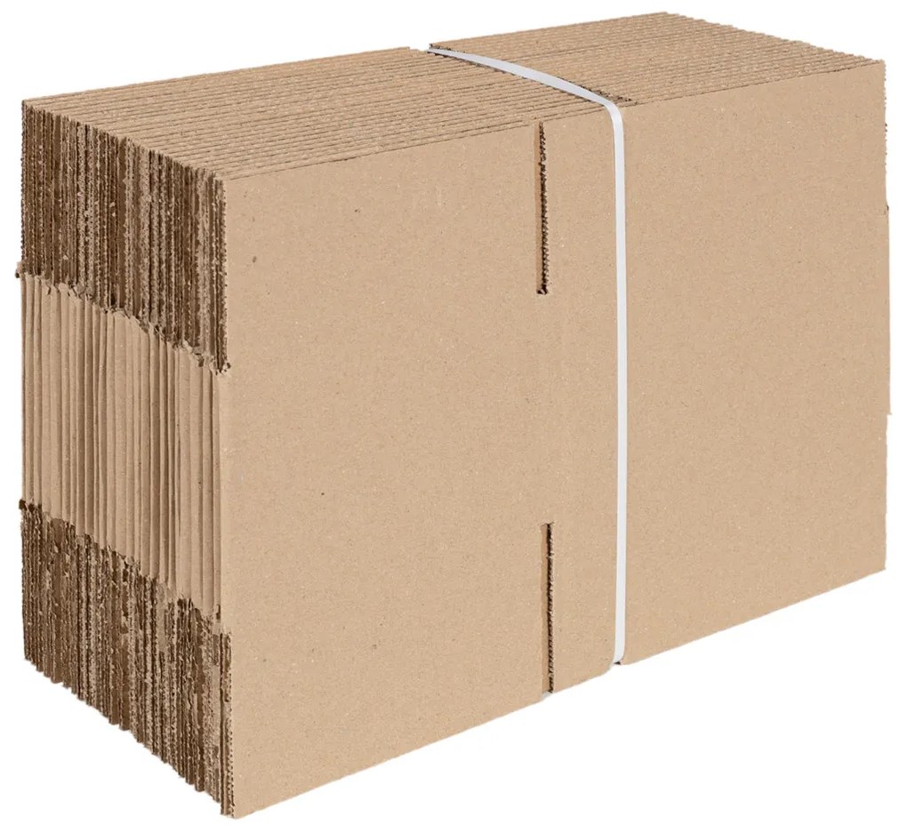 Összecsukható doboz 50 db 20x15x10 cm karton