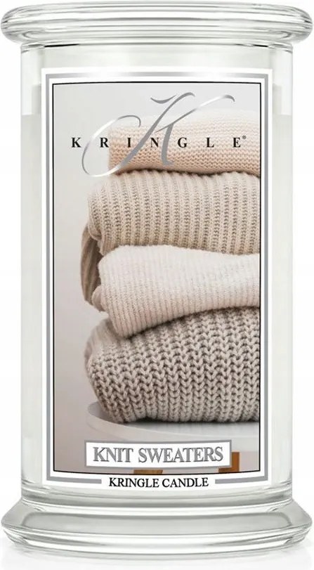Nagy méretű Knit Sweaters gyertya Kringle Candle