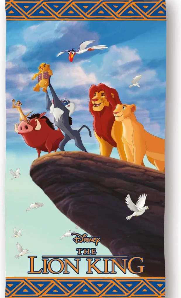 Disney Az Oroszlánkirály Savanna King fürdőlepedő, strand törölköző 70x140cm (Fast Dry)