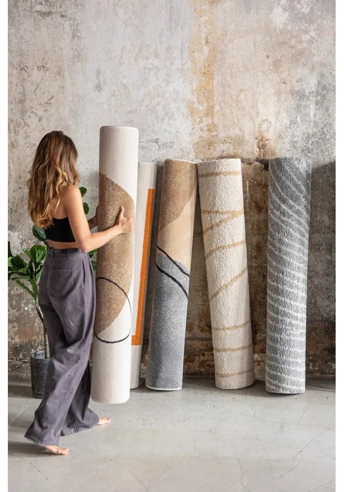 Krémszínű szőnyeg 80x150 cm Routa – Universal