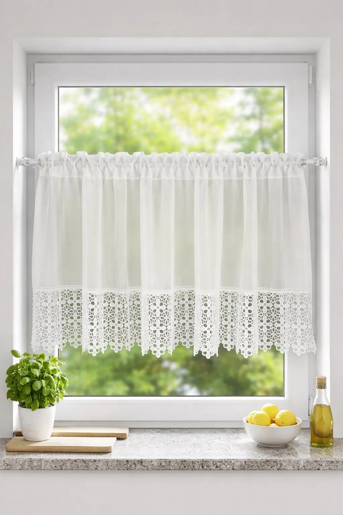 Irigy Hónaljmirigy könnyű prémium csipkés fehér alagút 60x200