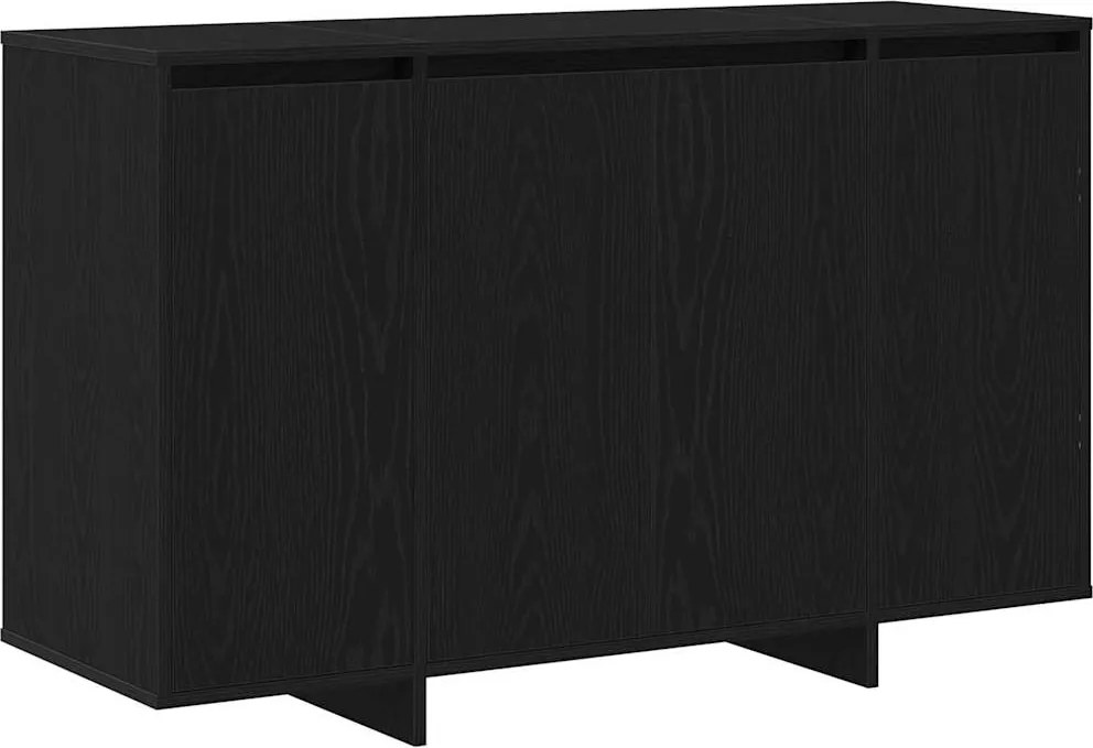 vidaXL Széf Musta tammi 120 x 41 x 75 cm Faanyag