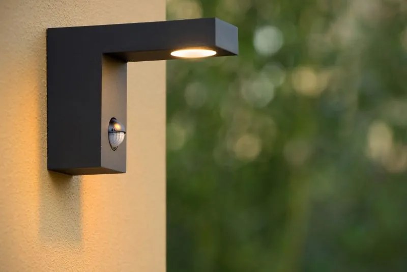 LUCIDE 28850-24-30 TEXAS-IR Fali Lámpa Mozgásérzékelővel LED IP54