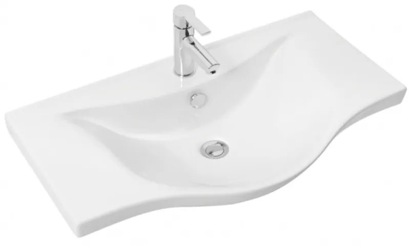 Sanovit ALBATROS - porcelán mosdókagyló - 75 x 46,7 cm