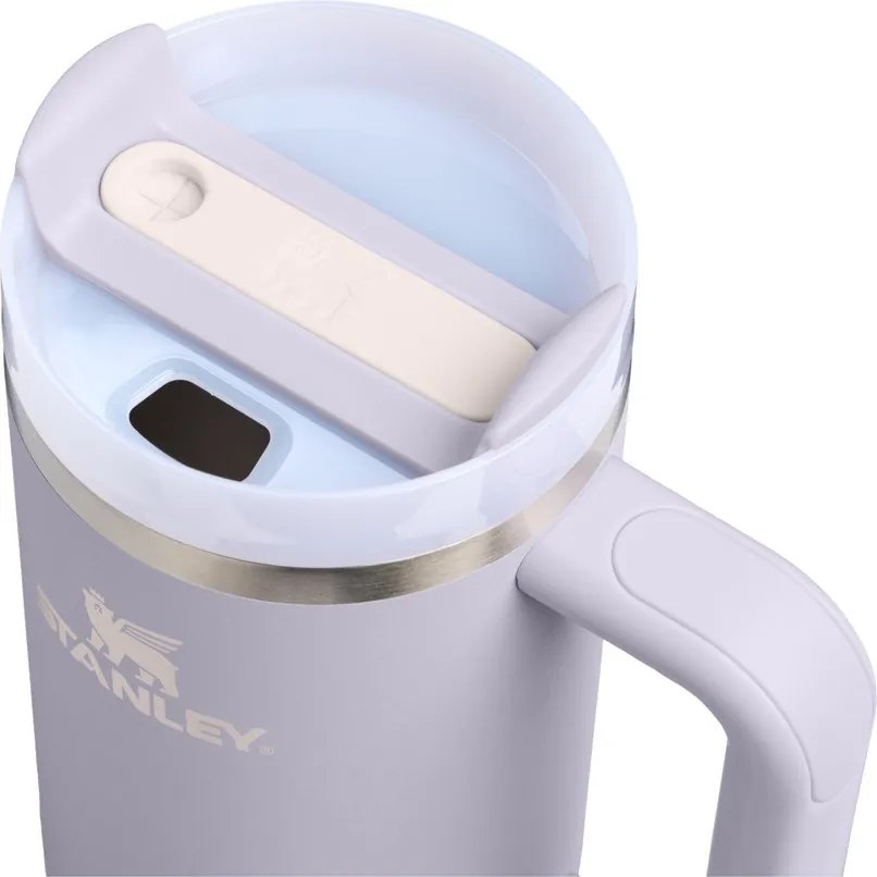 Levendula színű rozsdamentes acél termosz szívószállal 890 ml Quencher H2.O FlowState™ Tumbler Purple Dust – Stanley