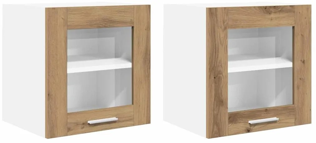 Függő szekrény Riga 2 pcs Artisan tölgy 40 x 31 x 40 cm Faanyag