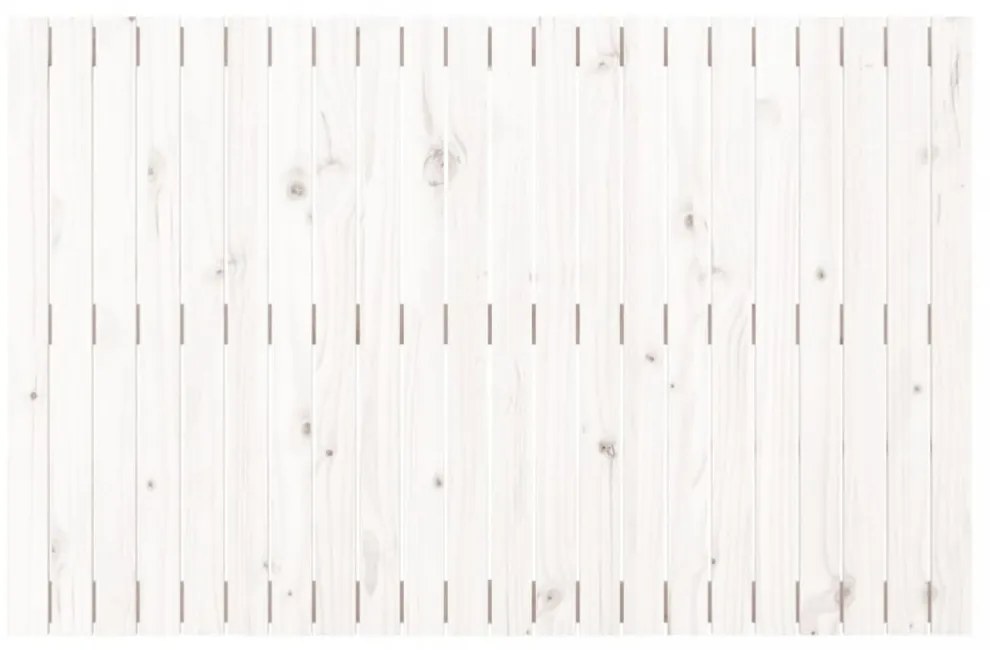 fehér tömör fenyőfa fali fejtámla 140x3x90 cm