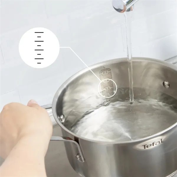 Tefal - DELICIOUS 3 részes rozsdamentes edénykészlet