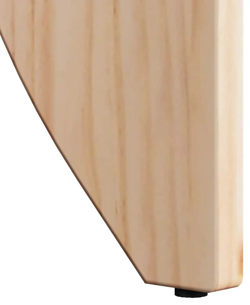 Dohányzóasztal 2 pcs Természetes 41.5 x 41.5 x 44 cm
