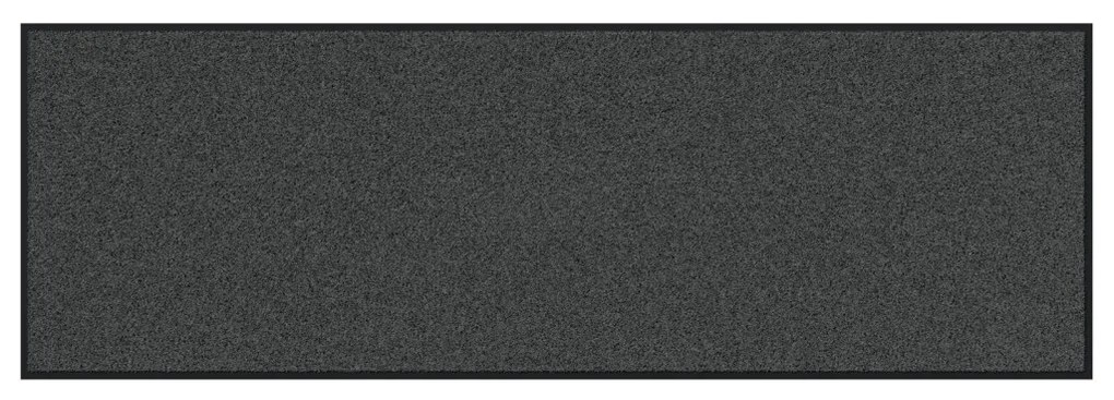 Négyszögletes lábtörlő, antracit, 60x180 cm
