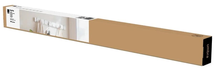 Fehér nyárfa fali fogas Flip – Umbra