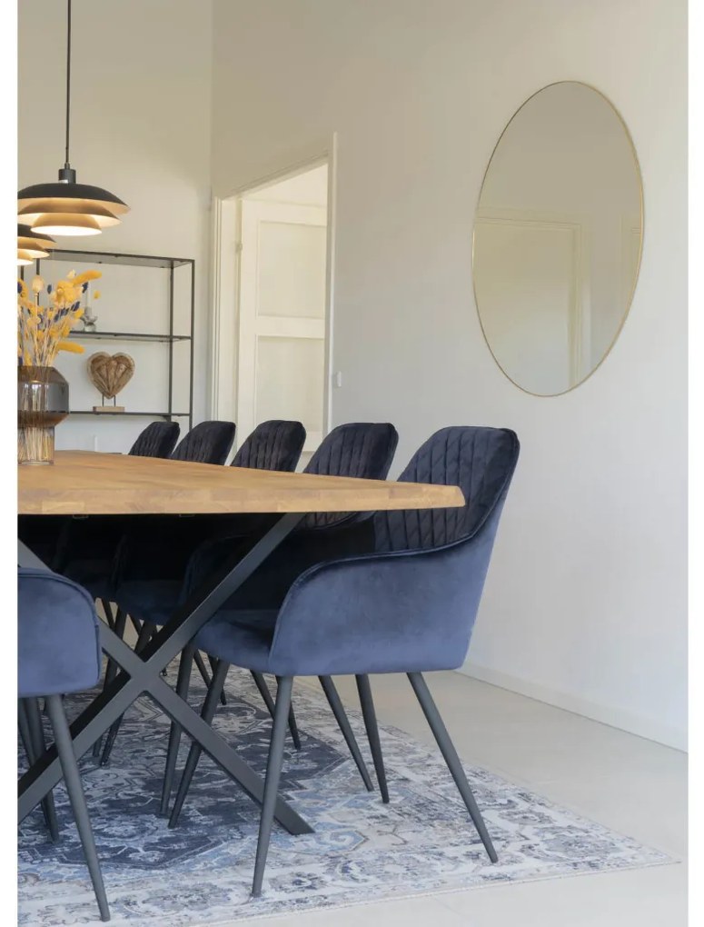 Jersey tükör acél, rézhatású, ø100 cm