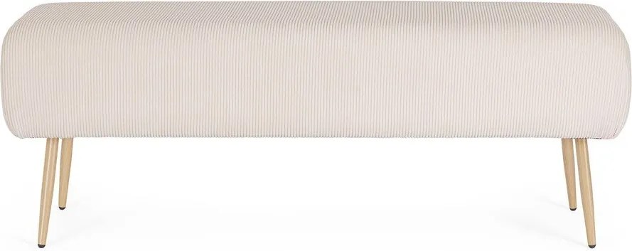 Fehér párnázott pad Olga – Bizzotto