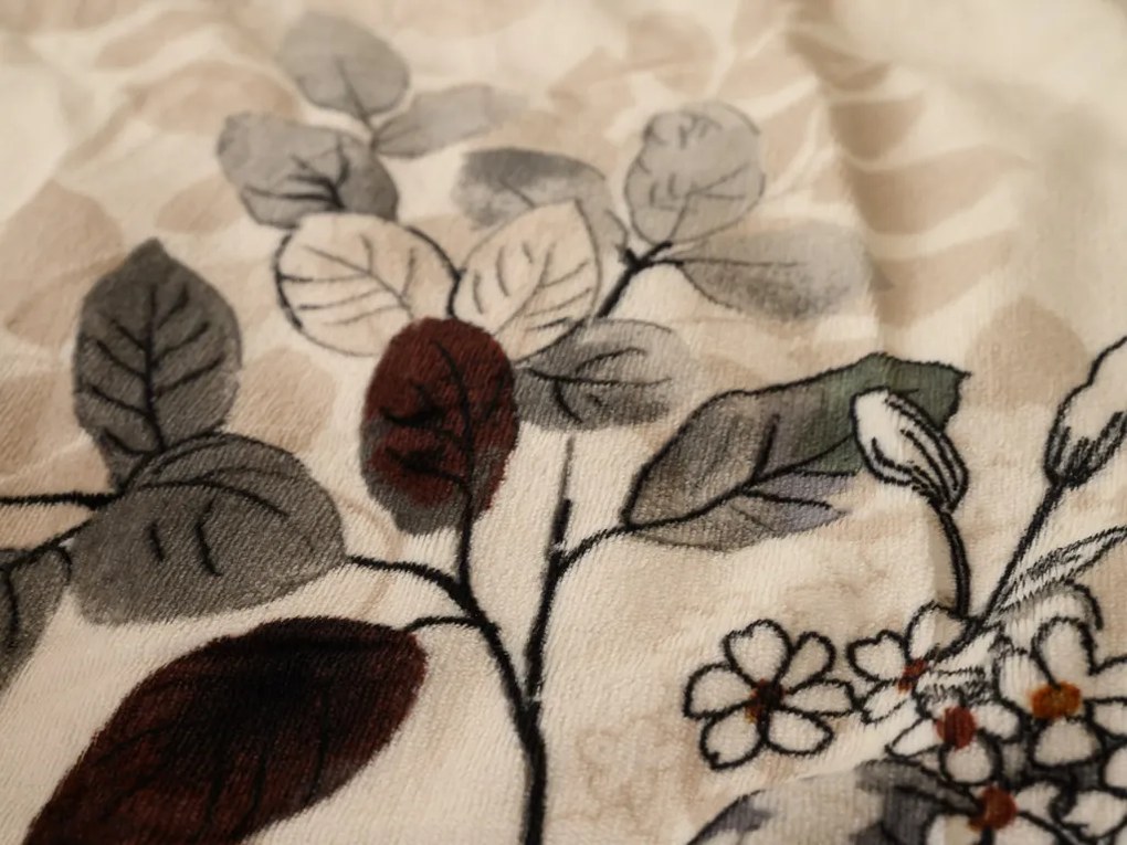 Kétoldalas ágynemű DUO SENSE CARMELIA mintás + párnahuzat 40x50 cm INGYEN Ágyneműhuzat mérete: 70 x 90 cm | 140 x 200 cm