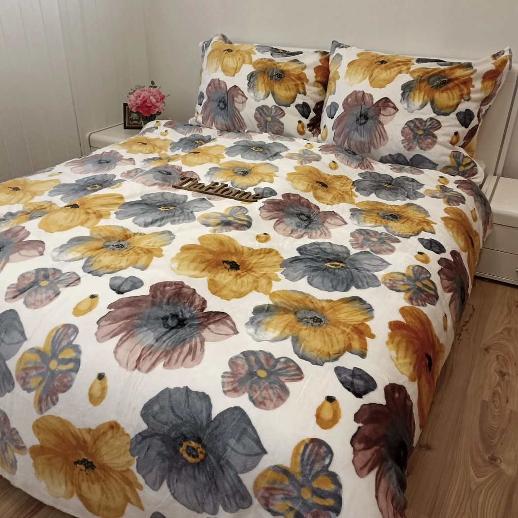 Daisy mikroplüss ágynemű 200x140cm+90x70cm TiaHome