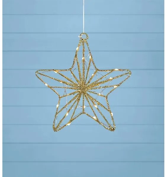 Markslöjd 703903 - LED karácsonyi dekoráció ELISE LED/0,6W/230V arany