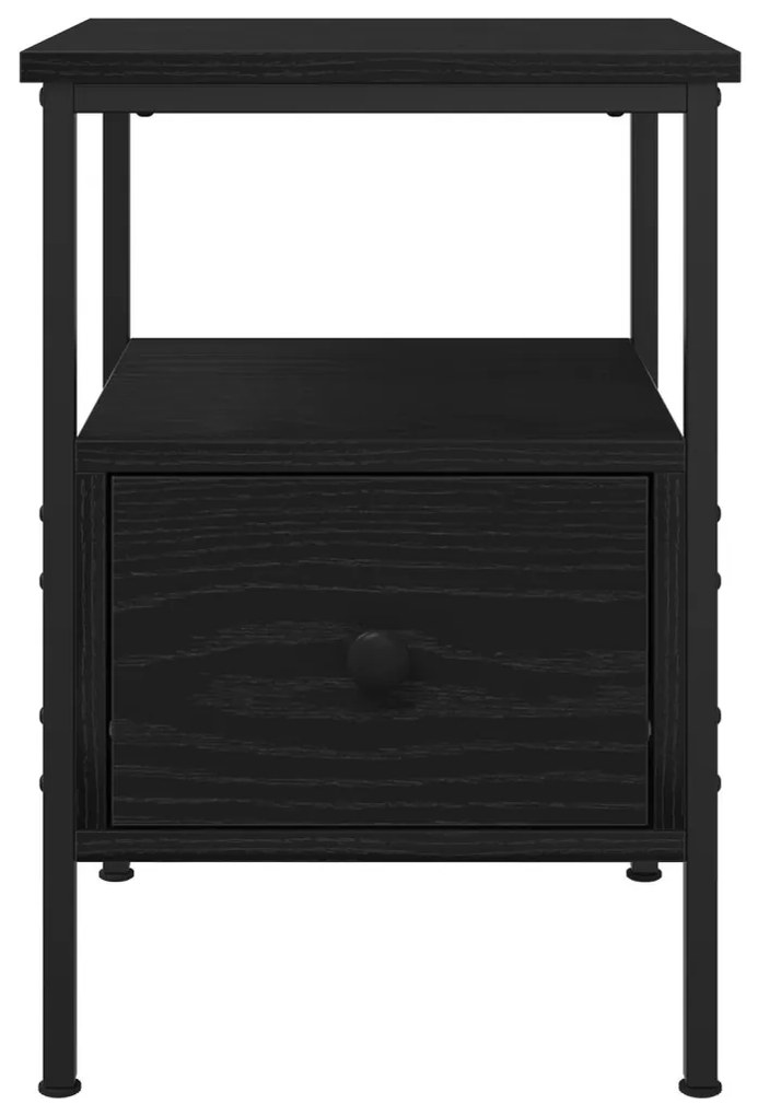Éjjeli szekrény fiókkal 2 pcs Musta tammi 34 x 36 x 50 cm