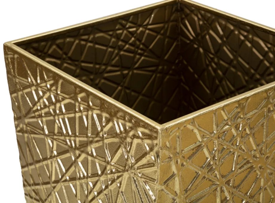 Vázatartó squer készlet 2 db 34x34x90-25x25x78cm