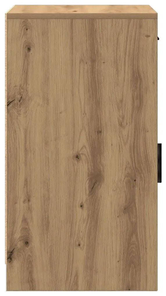 Széf fiókkal kézműves tölgy 40 x 40.5 x 75 cm Faanyag