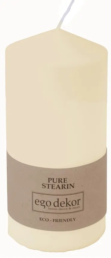 Top krémszínű gyertya, égési idő 30 óra - Rustic candles by Ego dekor