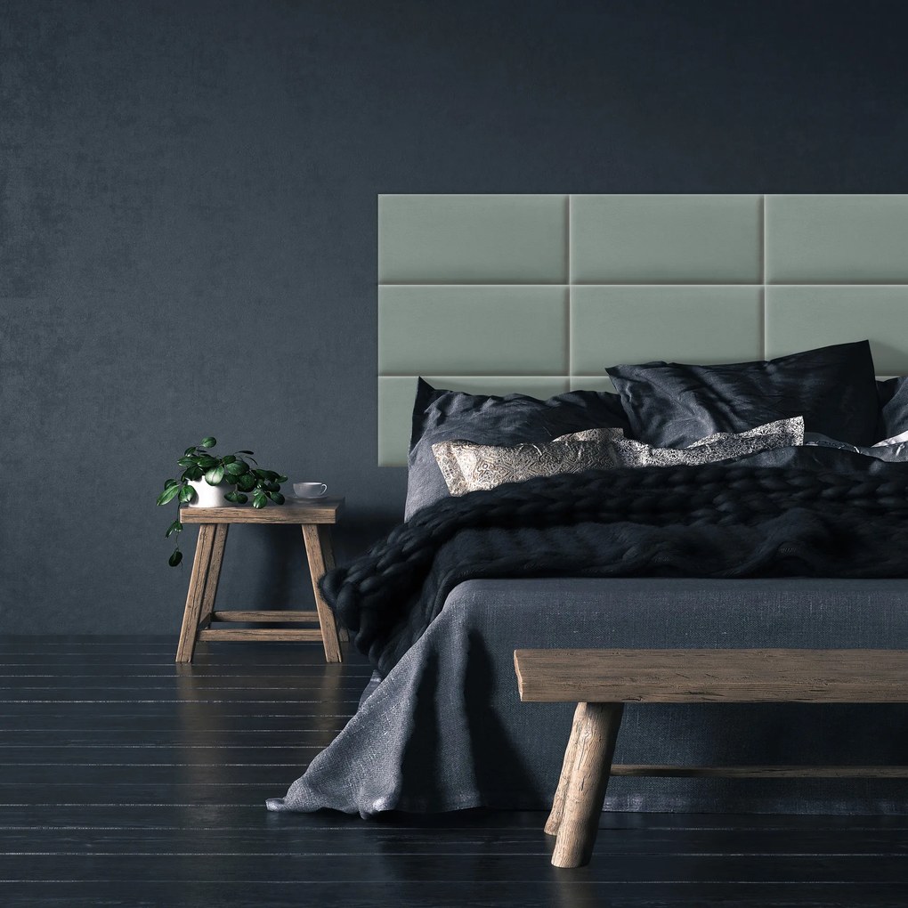 Kárpitozott panel - Téglalap - 80x20cm Szín: Barna