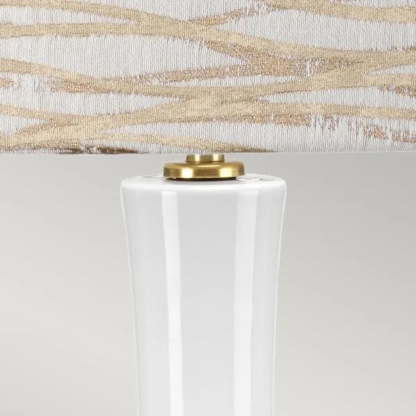 Elstead MILO-AB-TL-LANT - Asztali lámpa MILO 1xE27/60W/230V bézs