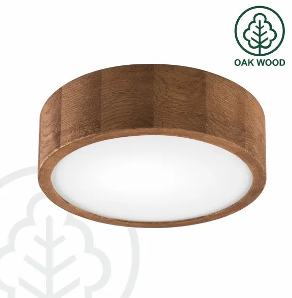 Brilagi - LED mennyezeti lámpa CARVALHO 1xE27/60W/230V cseresznye tölgy, Ø27 cm