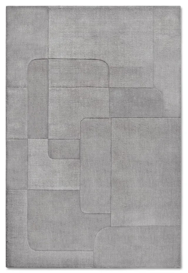 Szürke kézi szövésű gyapjú szőnyeg 120x170 cm Charlotte – Villeroy&Boch