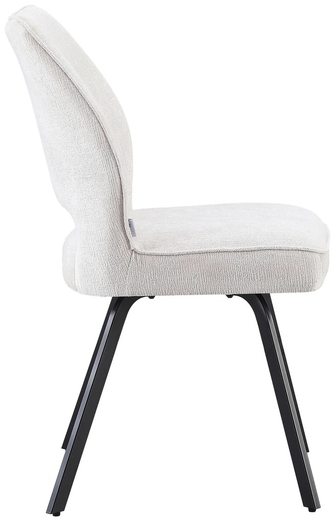 MAZZONI EXPORT TULIP Világos Beige (UF980-02 szövet) - MODERN KÁRPITOZOTT SZÉK NAPPALIBA/ÉTKEZŐBE/LOFT IRODÁBA