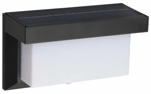 TONY LED/3,7V 1800 mAh IP44 napelemes fali lámpa érzékelővel