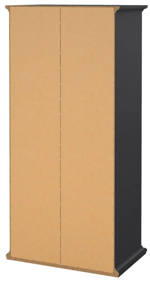 Szürke ruhásszekrény 96x201 cm Paris – Tvilum