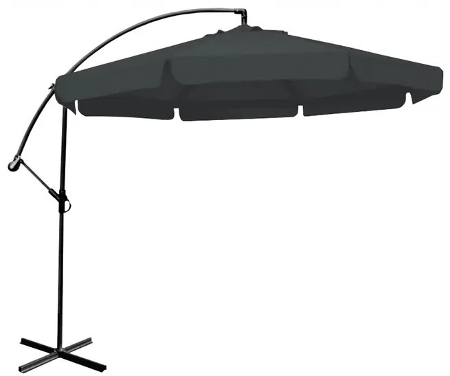 KERTI NAPERNYŐ 350cm SÖTÉT SZÜRKE
