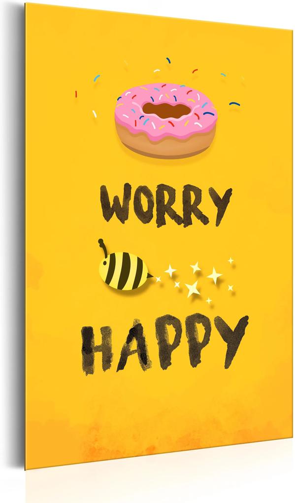 Plakát fémen - Don't Worry Be Happy