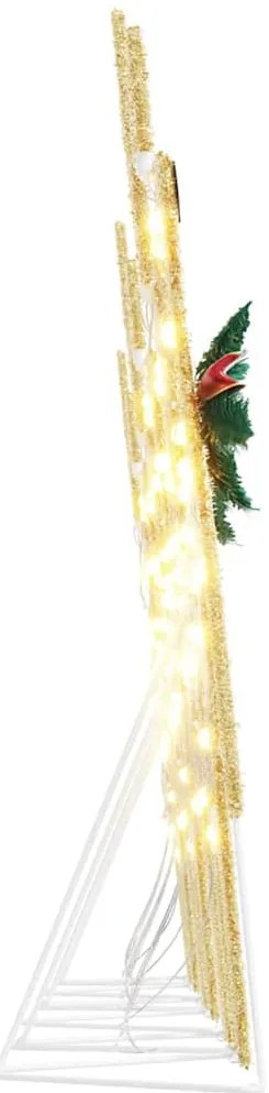 LED rénszarvasok 6 pcs Arany szövet