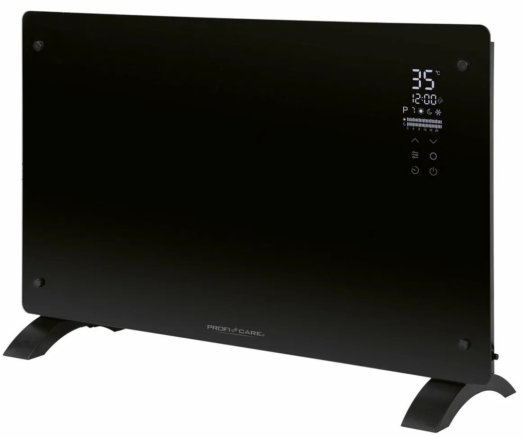 ProfiCare GKH 3119 üvegkonvektor 2000 W, fekete