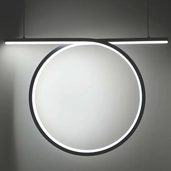 LED csillár kábelen ODETTA LED/30W/230V 4000K fekete