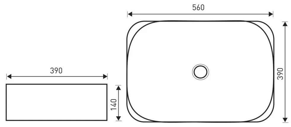 KR-918 kerámia design mosdó