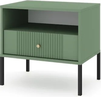 ISEO STOLIK NOCNY IS06 SMOKE GR/N.CZARNE/U.ZŁOTE