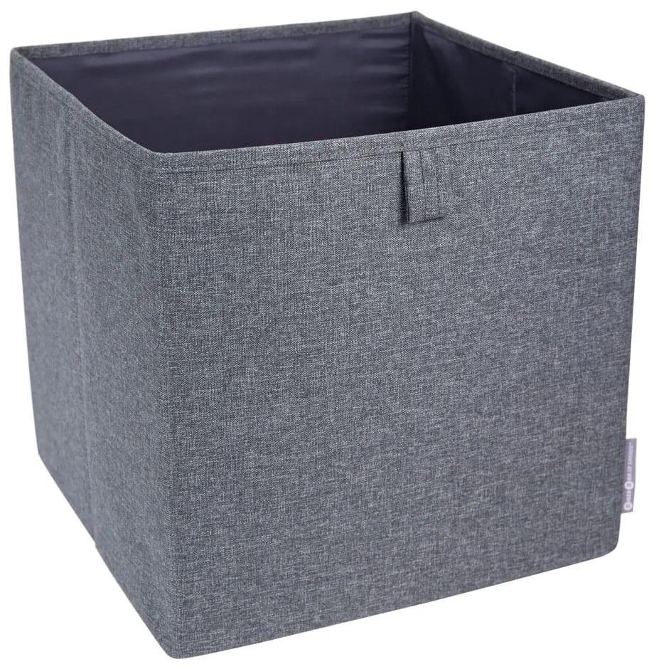 Cube szürke tárolódoboz - Bigso Box of Sweden