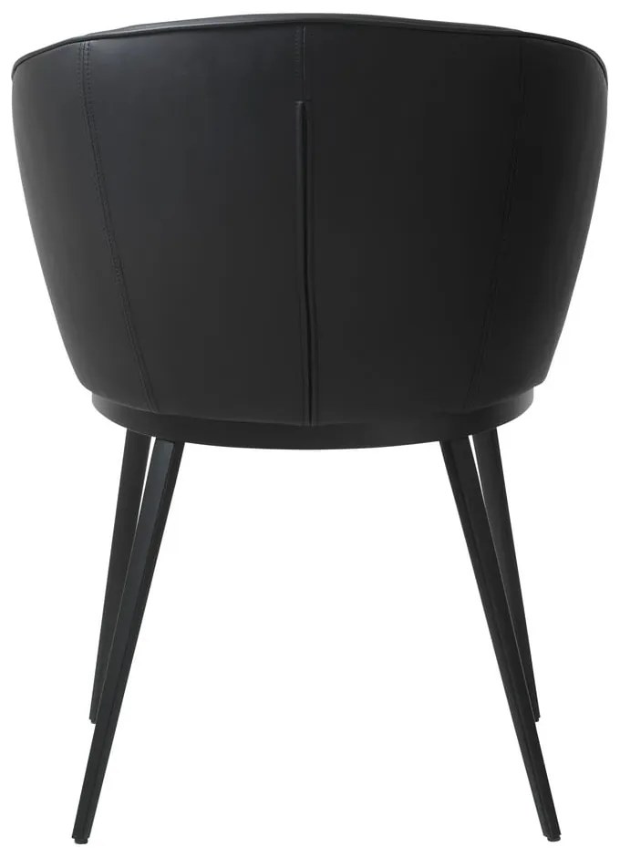 Gain Leath fekete műbőr étkezőszék - Unique Furniture
