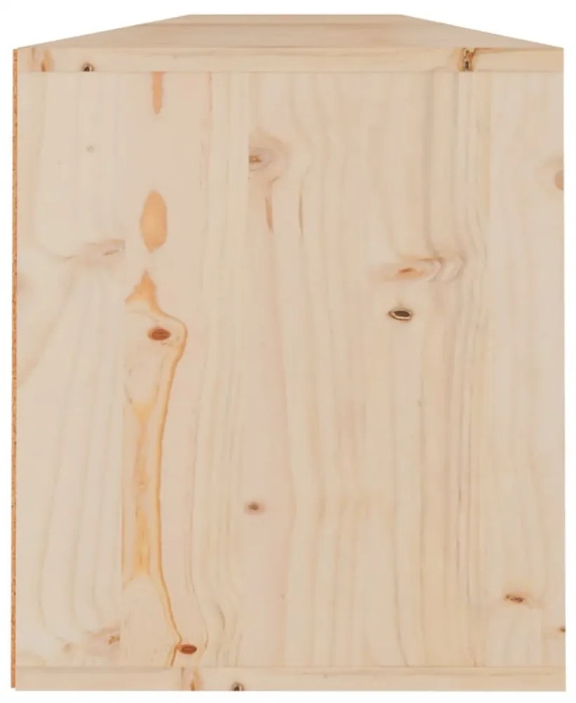 2 darab tömör fenyőfa faliszekrény 100 x 30 x 35 cm