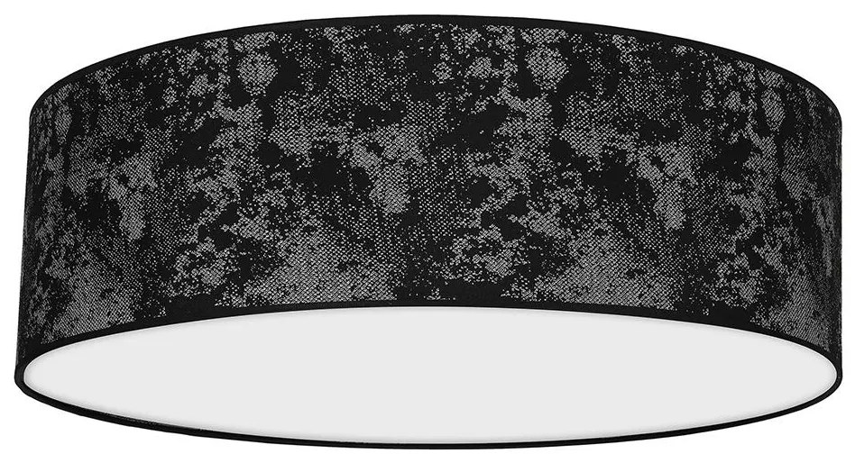 Mennyezeti lámpa SATINO 3xE27/60W/230V fekete/ezüst