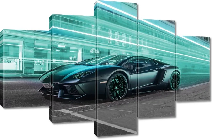 Vászonkép 120x80 Szuper autó Türkiz