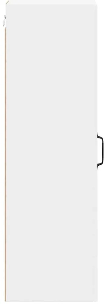 Fali konyhaszekrény polcokkal Fehér 30 x 31 x 100 cm Faanyag