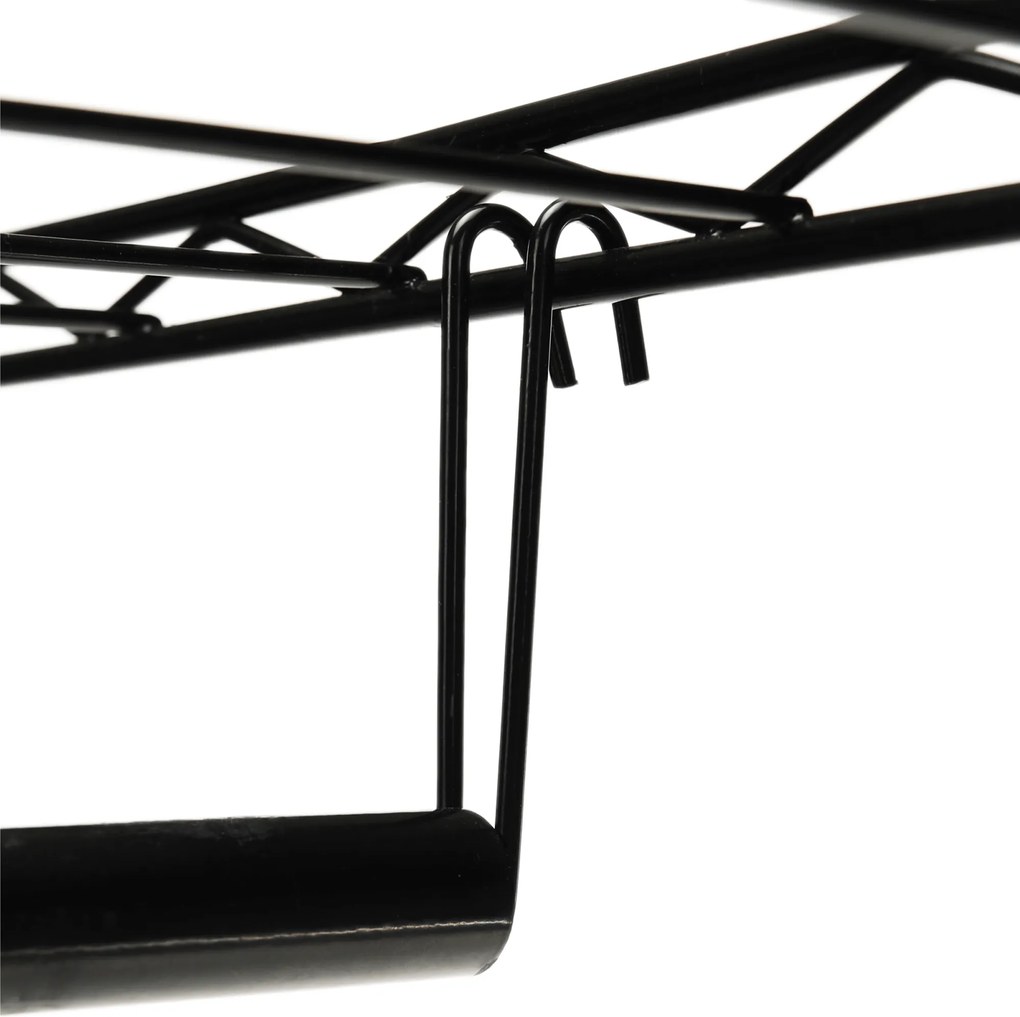 Mozgatható akasztó, fekete, VERDONE