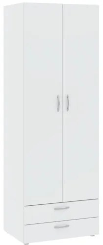 BASIC Gardróbszekrény Fehér Színben 74 cm