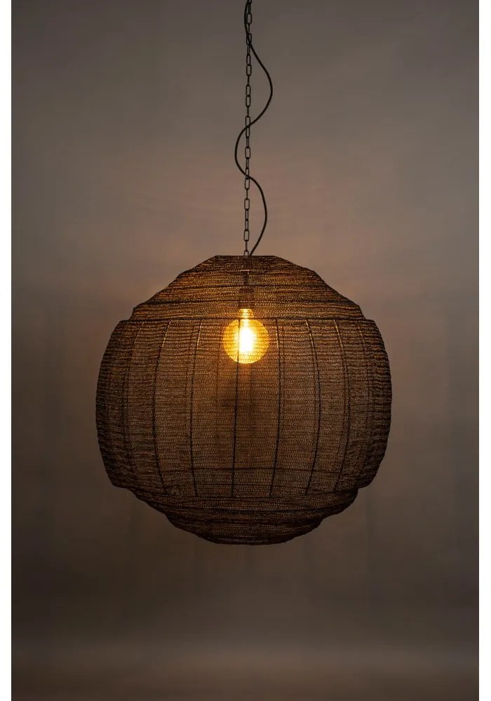 Fekete függőlámpa ø 70 cm Meezan – Dutchbone