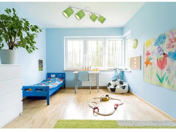 Globo 54009-4 - Gyerek spotlámpa LEMMI 4xE14/15W/230V