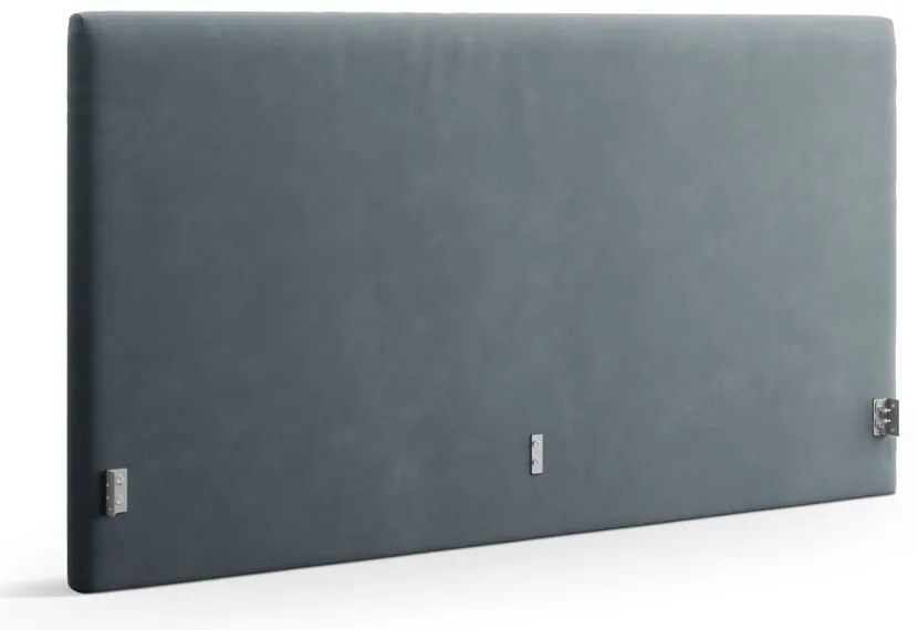 Világoskék kárpitozott ágytámla 210,5x100 cm Remo – Micadoni