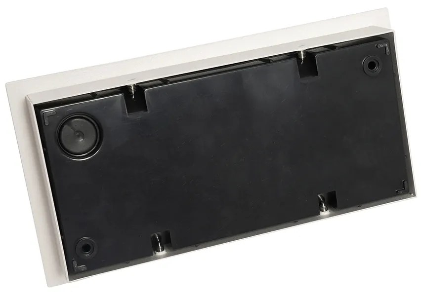 Modern kültéri fali lámpa fehér LED-del 2-lámpás IP54 - Simon